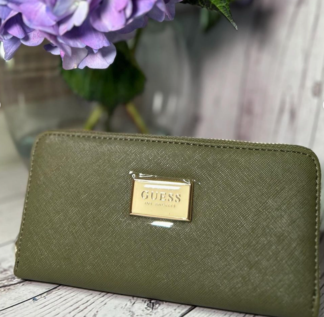 Billetera Guess - Abree Slg Olive