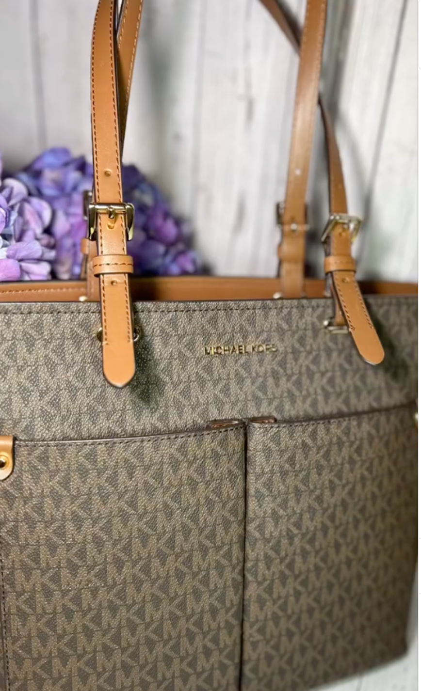Cartera Michael Kors - Jet Set Md DBL Pocket Tote