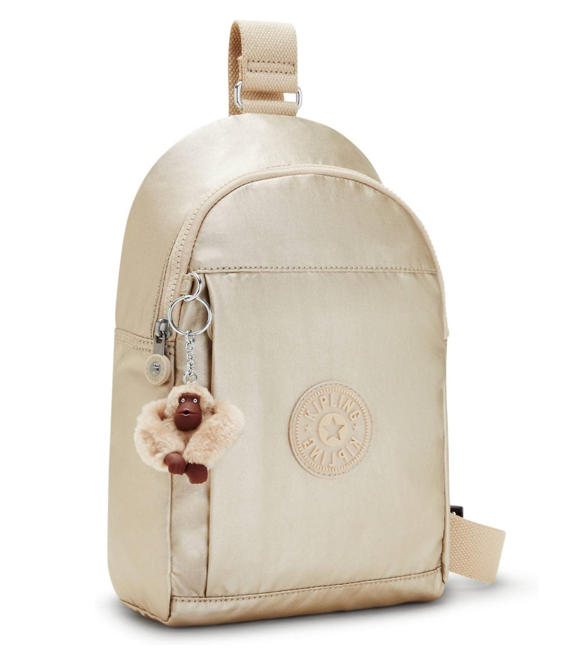 Mochila Kipling - Klynn GM Gold Metallic