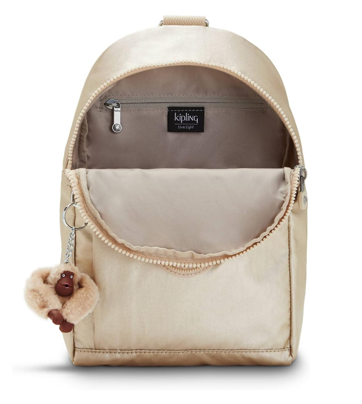 Mochila Kipling - Klynn GM Gold Metallic