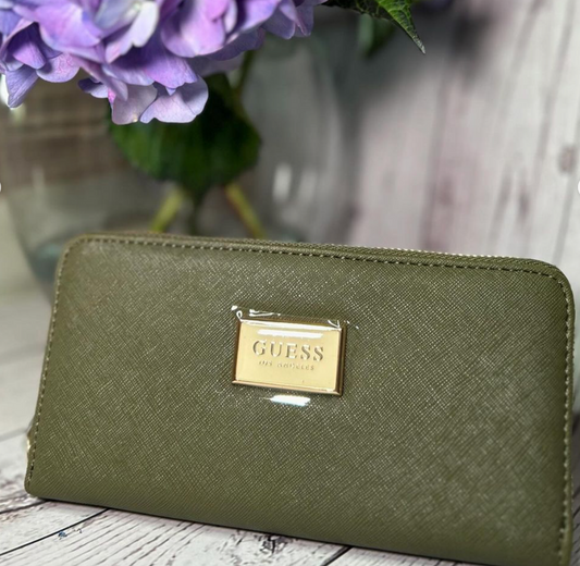 Billetera Guess - Abree Slg Olive