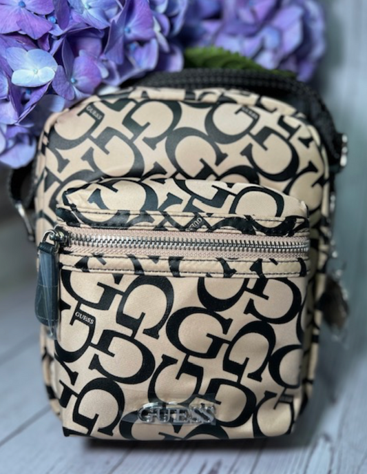 Crossbody Guess - Nearwood Mini Tan multi