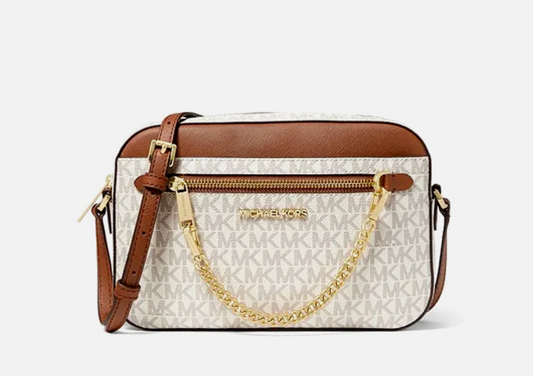 Crossbody Michael Kors - Lg Ew Zp Chain XBDY Vanilla