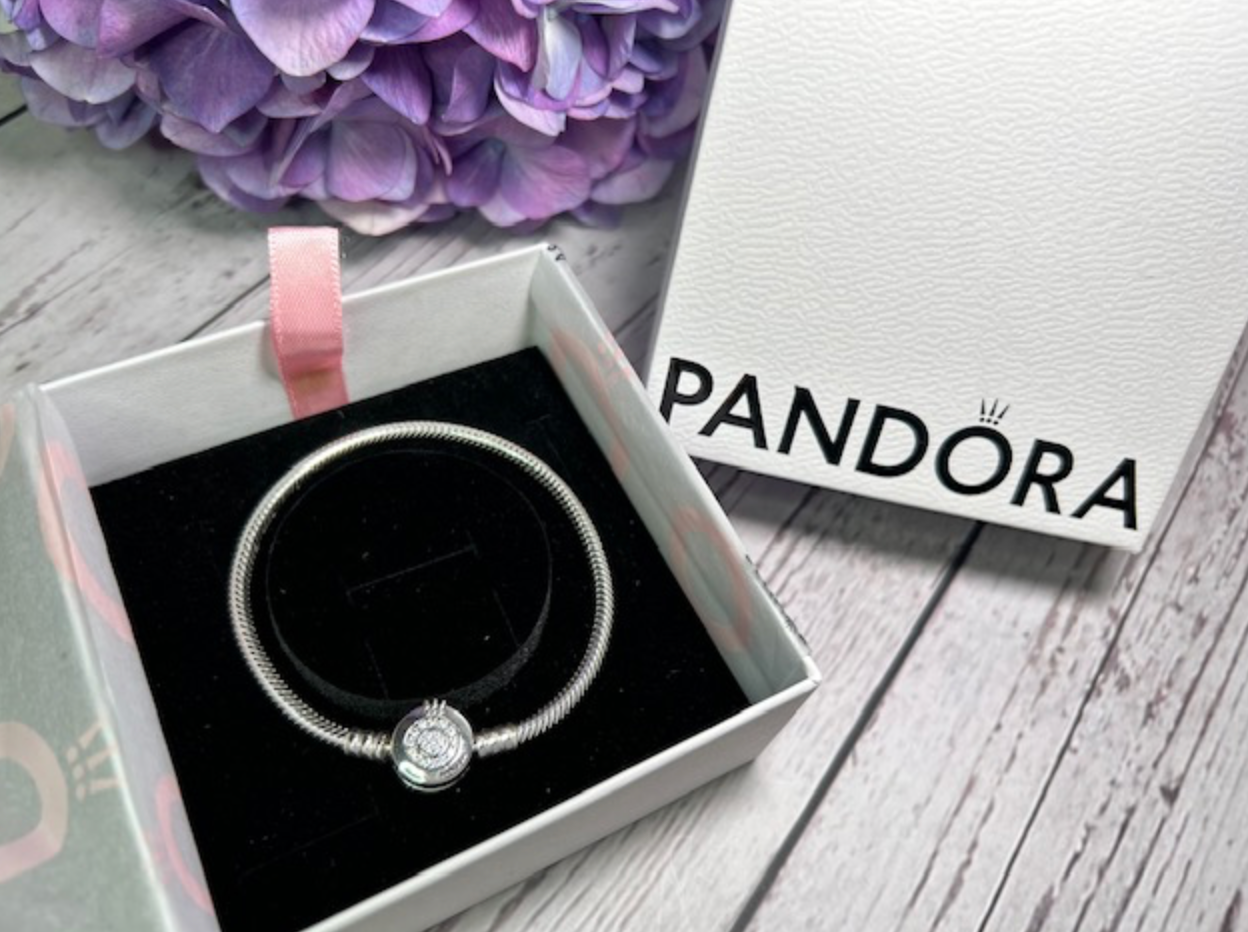 Pulsera Pandora Moments - Sparkling Crown O Snake Chain