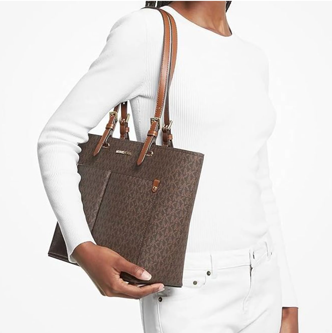 Cartera Michael Kors - Jet Set Md DBL Pocket Tote